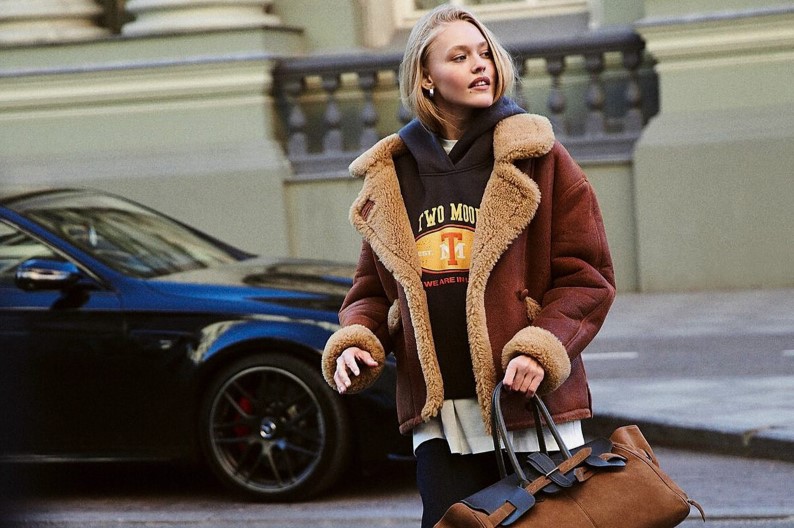 Як носити коротку дублянку